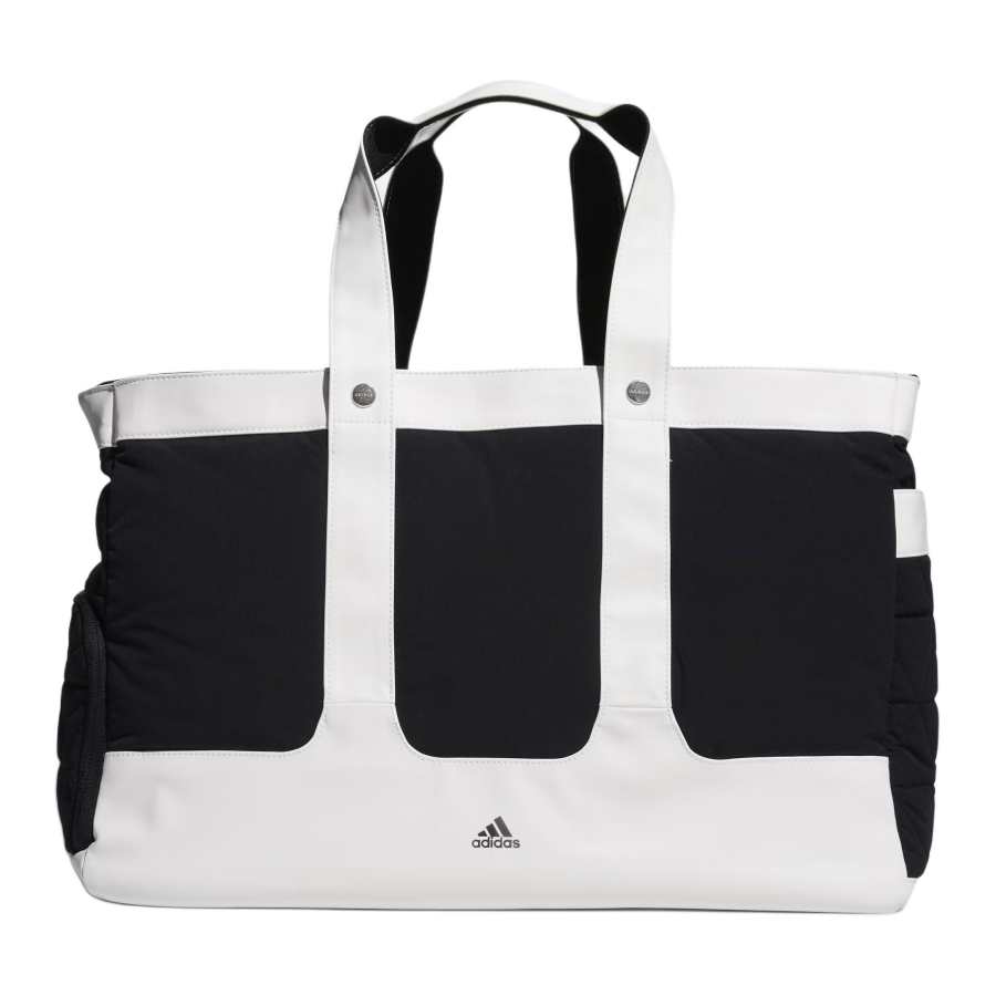 Adidas Adidas Polyester Tote Bag, Shopping Bag, Handbag Women's Black & White