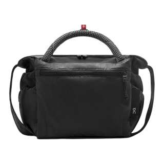 On Solid Color Handbag Mini Unisex Black