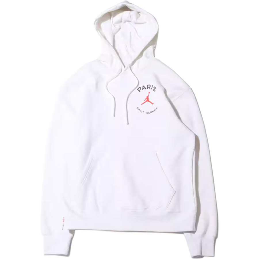 Jordan Jordan Apparel Sweatshirts Men's White Hooded Moderate Straight Fit