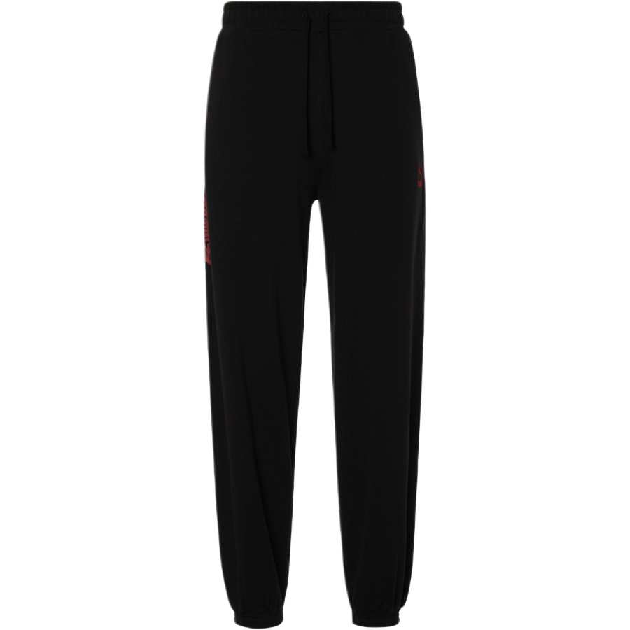 PUMA Knitted Sweatpants Men's Black Moderate Cuffed Pants