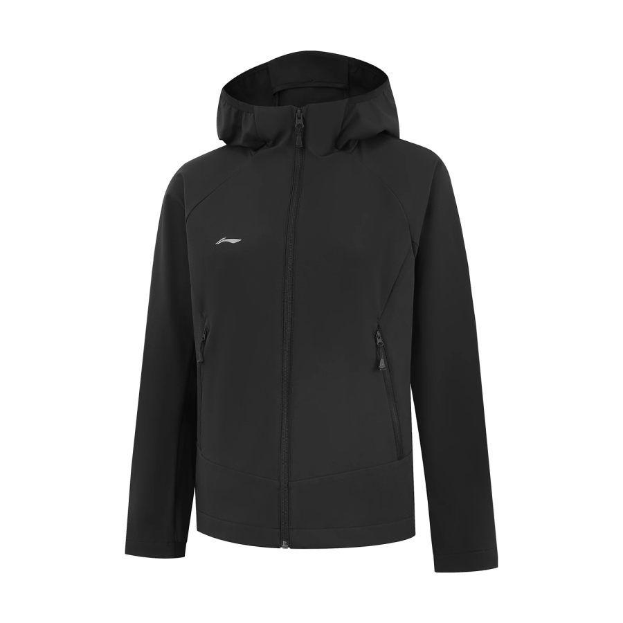 Li-Ning Li Ning Trench Coats Women's Black Moderate