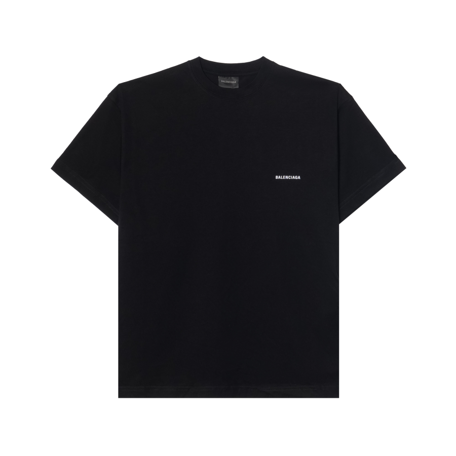 Balenciaga T Shirt Regular Fit Men's Black