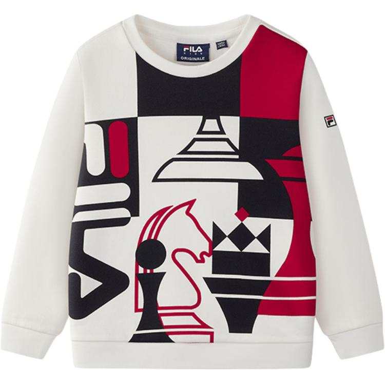 FILA Unisex Sweatshirts Crew Neck Moderate