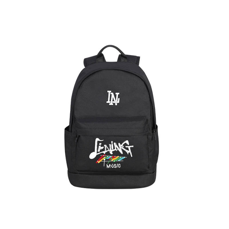 Li-Ning Li Ning Polyester Backpack Unisex Black