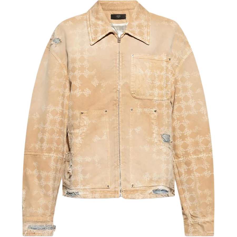 AMIRI AMIRI Monogram Distressed Jacket