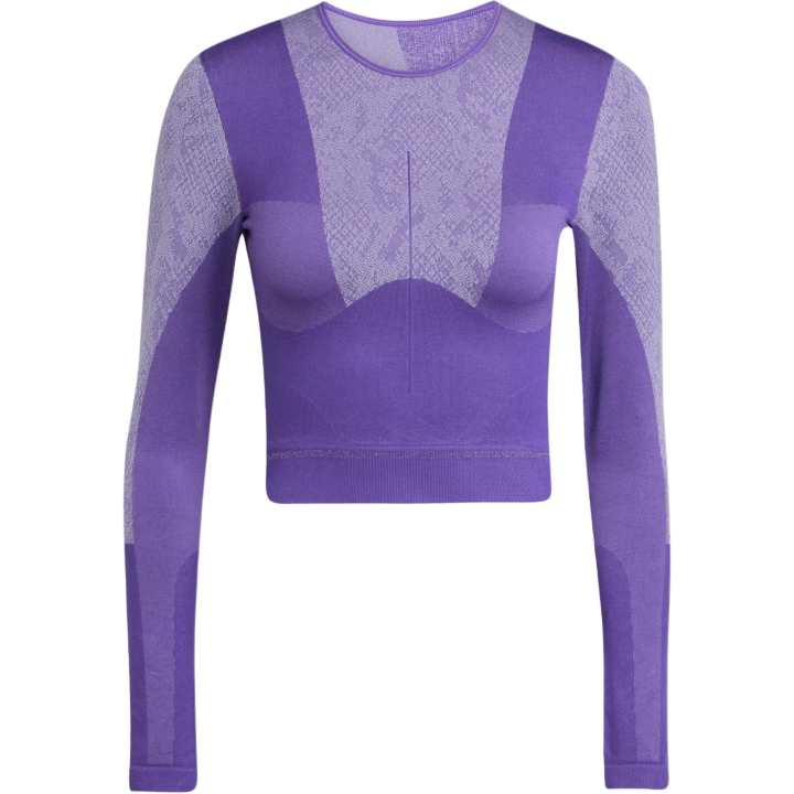 Adidas Adidas snakeskin-pattern long-sleeve top