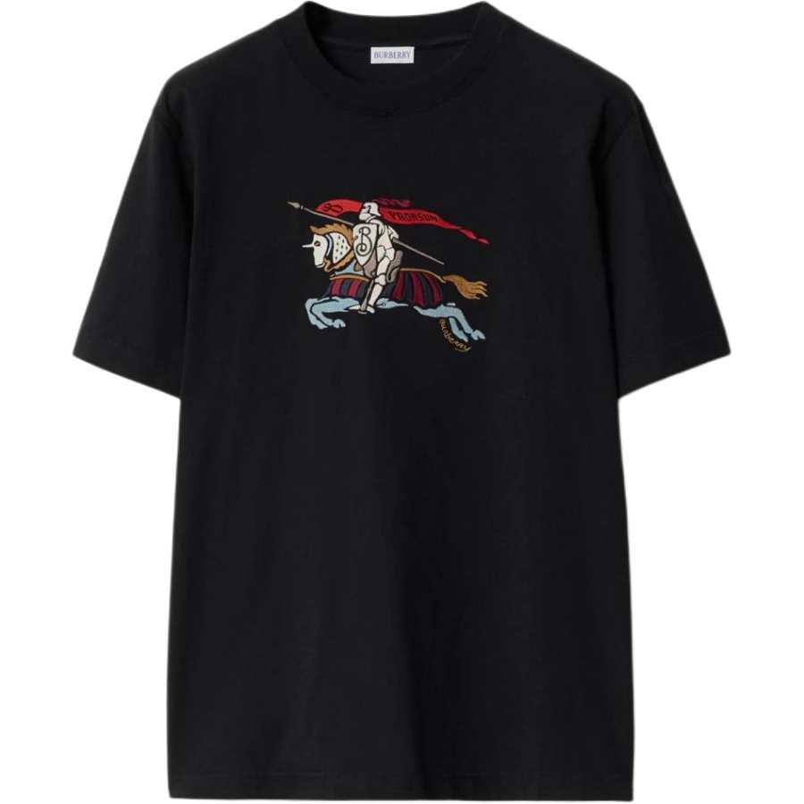 Burberry Equestrian Knight embroidered T shirt