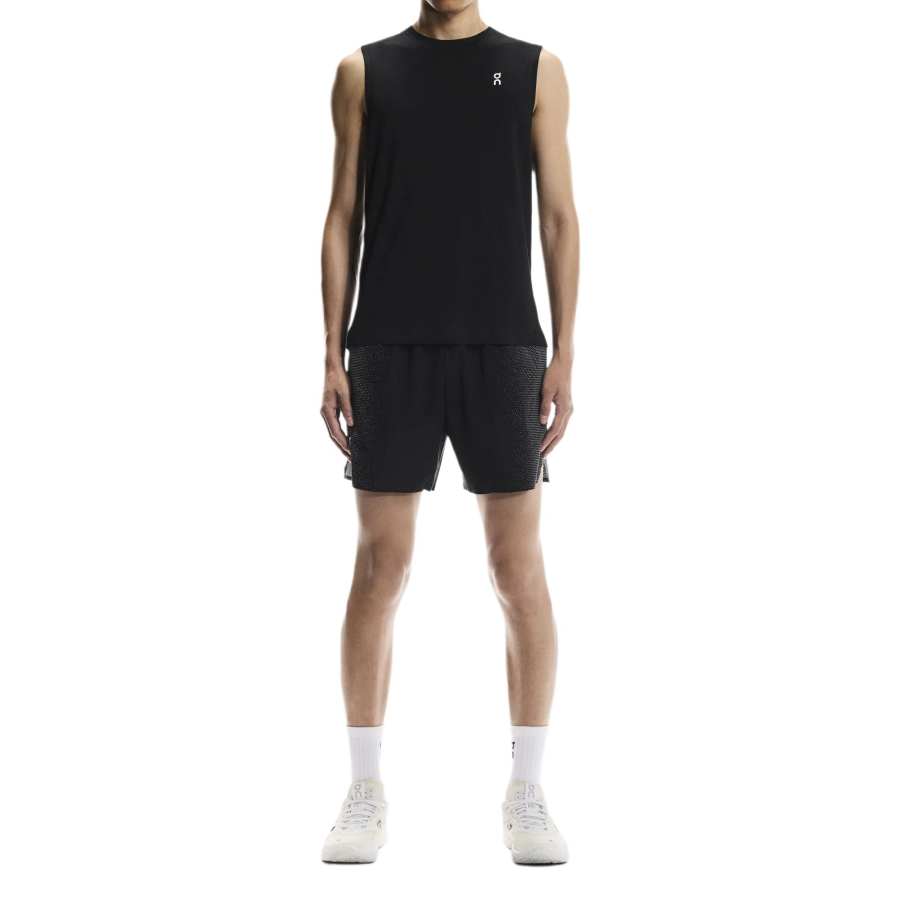 On Court Sports Shorts Men's Black | Dark Gray Moderate