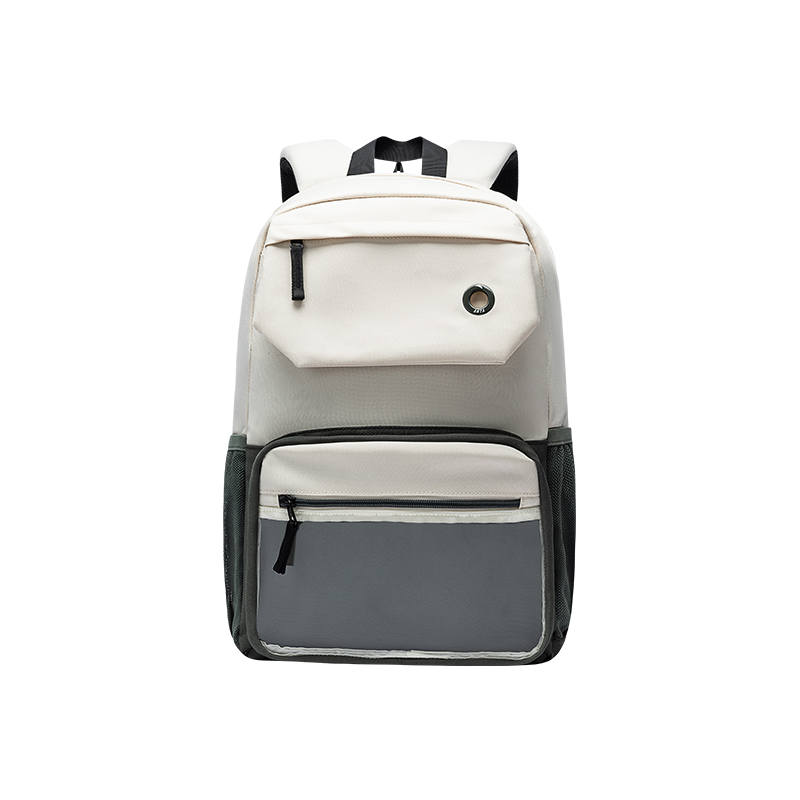 Anta Fabric Backpack Large Unisex Evergreen Green & Light Smoke Gray