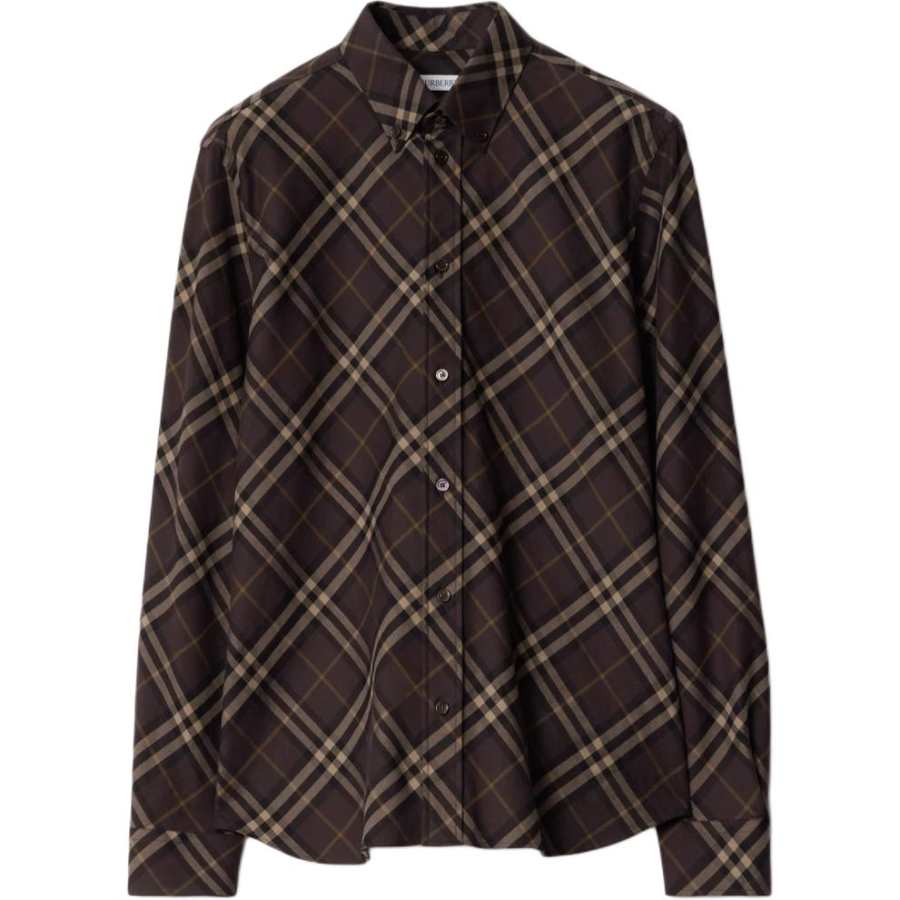 Burberry Checked Long Sleeved Shirt