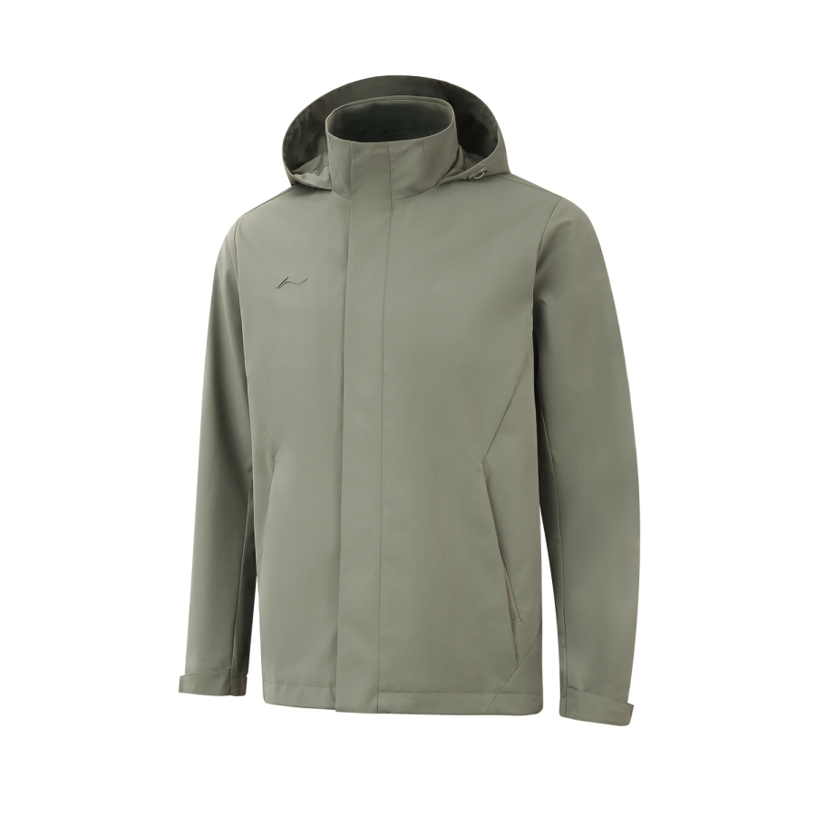 Li-Ning Li Ning Trench Coats Men's Solo Green Moderate