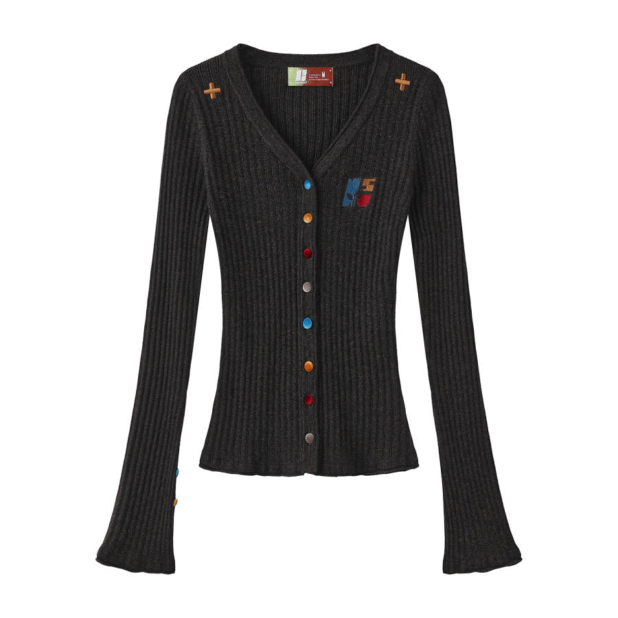 NSTNEW START Knitwear Women's V Neck Moderate Cardigan
