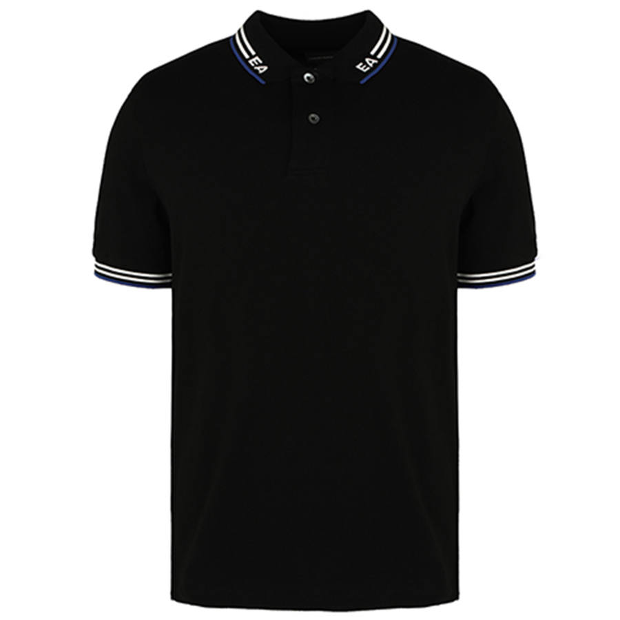 EMPORIO ARMANI SS21 Polo Shirt Men's Black