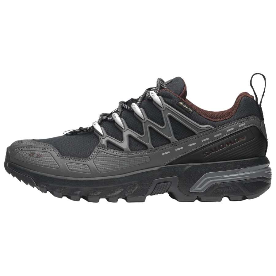 SALOMON ACS+ Cushioning Abrasion Resistant Moisture Wicking Coverage Support Casual Running Shoes Unisex Black