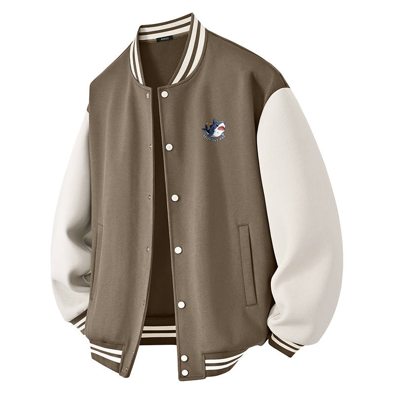 MINISO Baseball Jerseys Unisex Baseball Collar Moderate Straight Fit