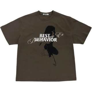 GRAILZ T Shirts Women's Brown Crew Neck Moderate