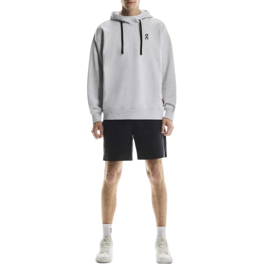 On Club Hoodie Sweatshirt Men's Meteorite Gray