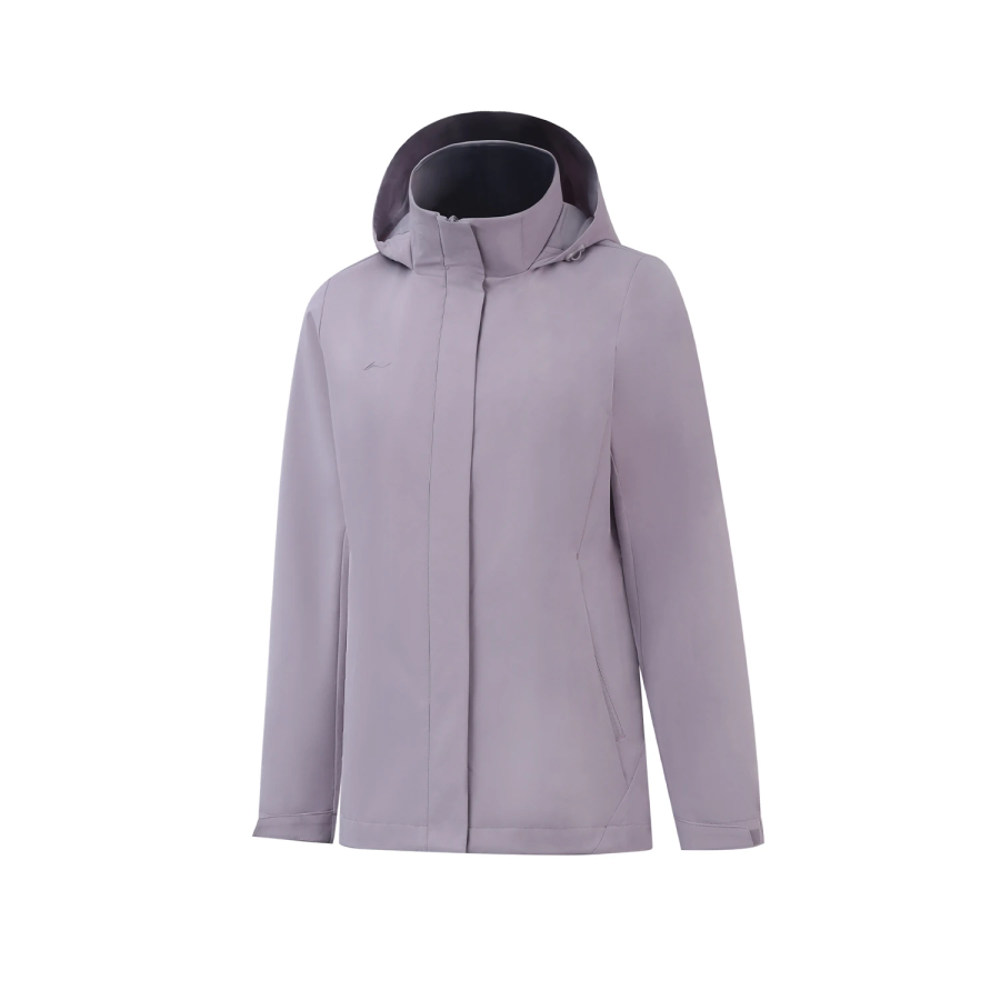 Li-Ning Li Ning Trench Coats Women's Brocade Purple Moderate Other
