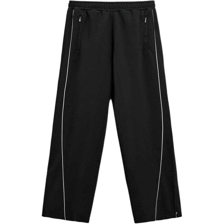 ZARA Casual Pants Men's Black Moderate Straight Fit Pants