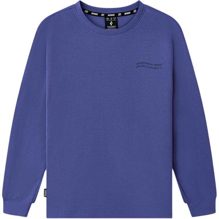 Skechers T Shirts Unisex Captain Purple/013D Crew Neck Moderate
