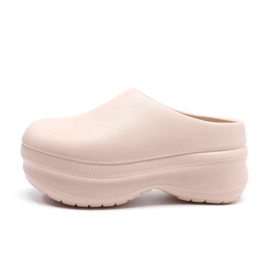 Jeep EVA Abrasion Resistant Slip Resistant Closed Toe Slippers Women's Khaki