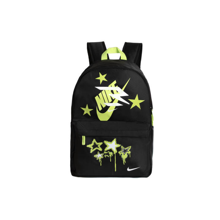 Nike Nike Polyester Backpack Unisex Black/Green