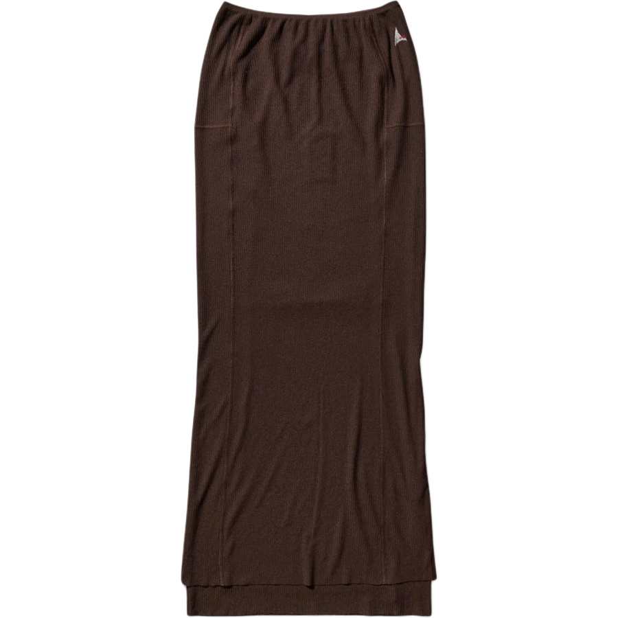 ROA Knit Long Skirts Women's Dark Brown Moderate Long Other