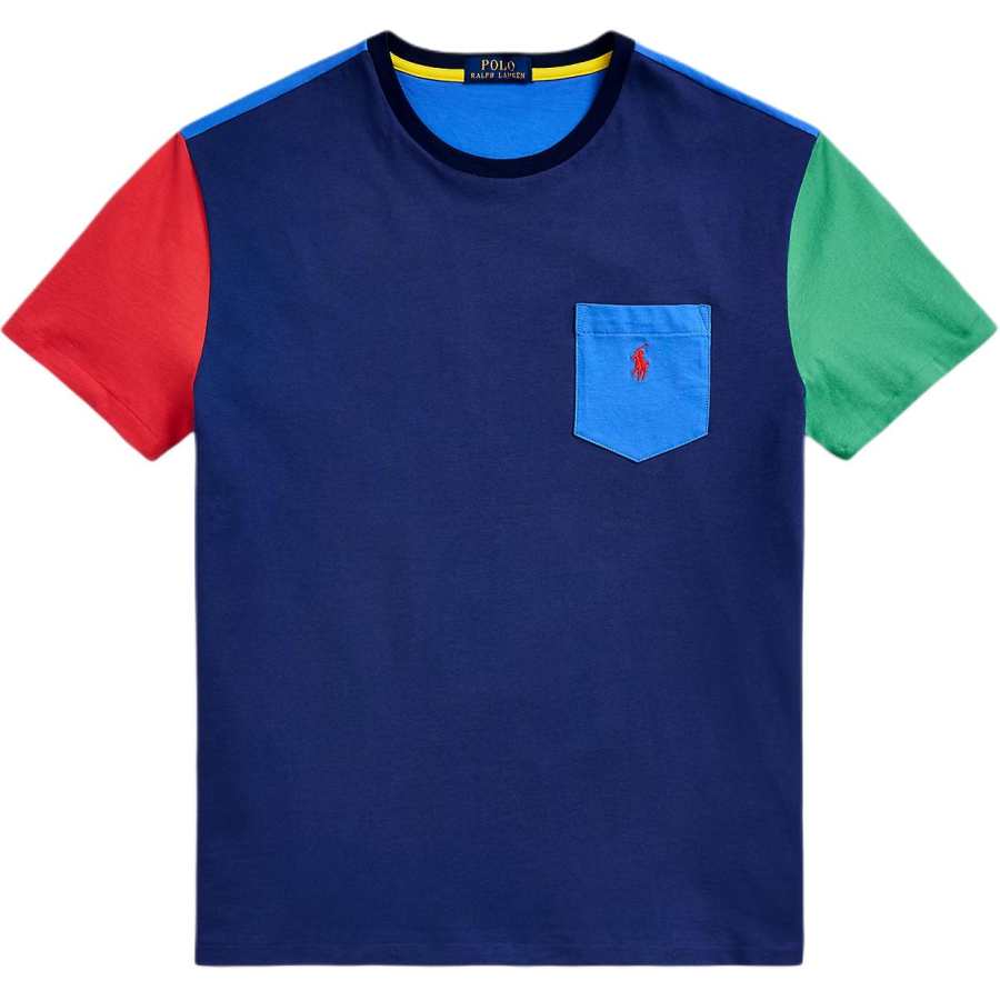 Polo Ralph Lauren T Shirt Classic Version Men's Light Marine Blue Multicolor
