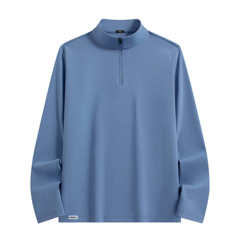 MINISO MINISO T Shirts Unisex Stand Collar Thin Straight Fit