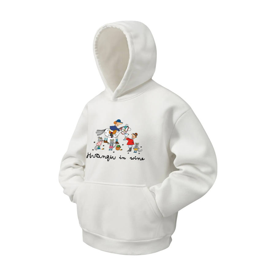 HUANQIU Sweatshirts Unisex Hooded Moderate Regular