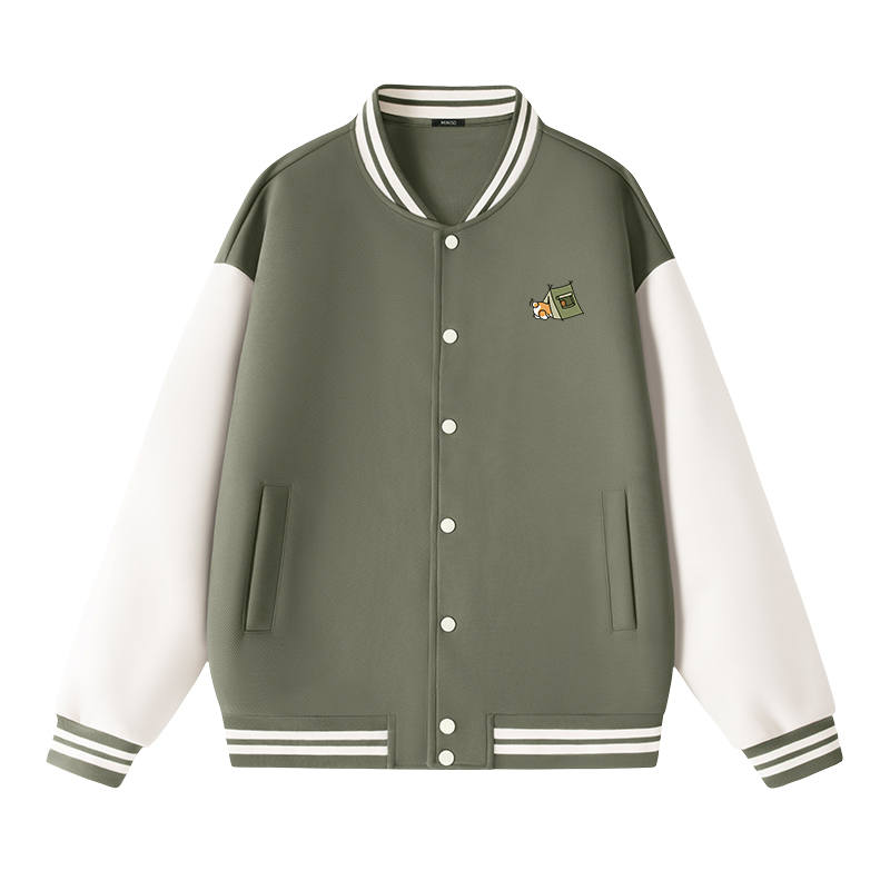 MINISO MINISO Baseball Jerseys Unisex Baseball Collar Moderate Straight Fit