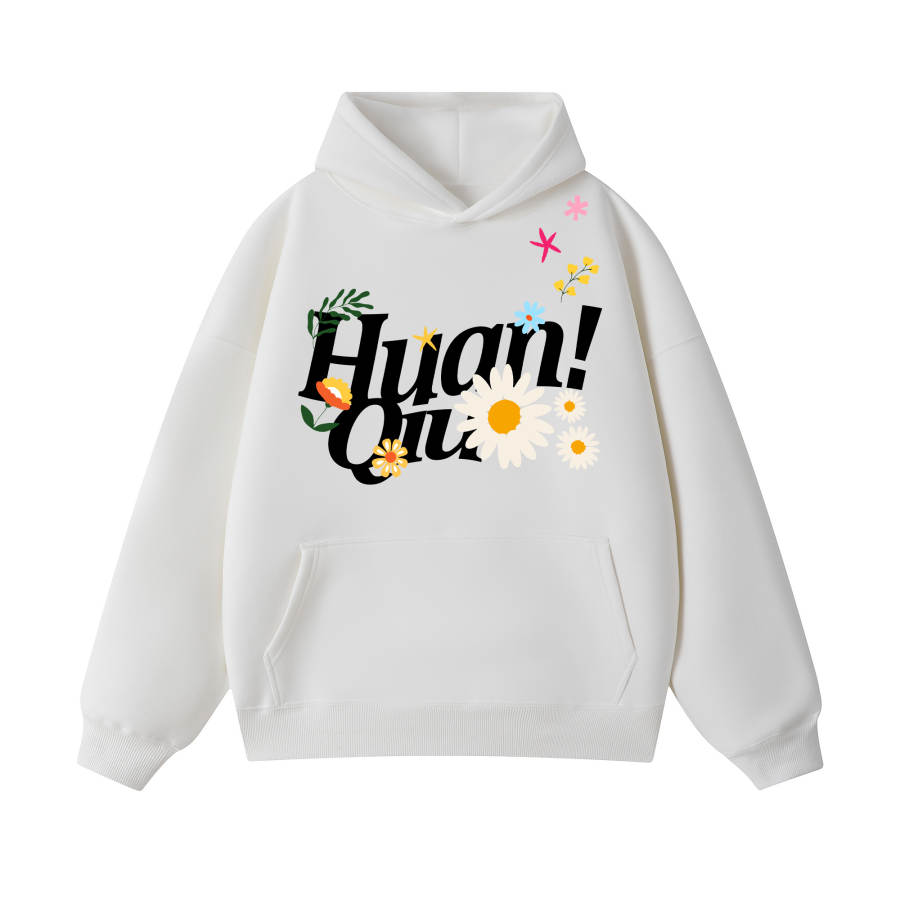 HUANQIU Sweatshirts Unisex Hooded Moderate Heavyweight