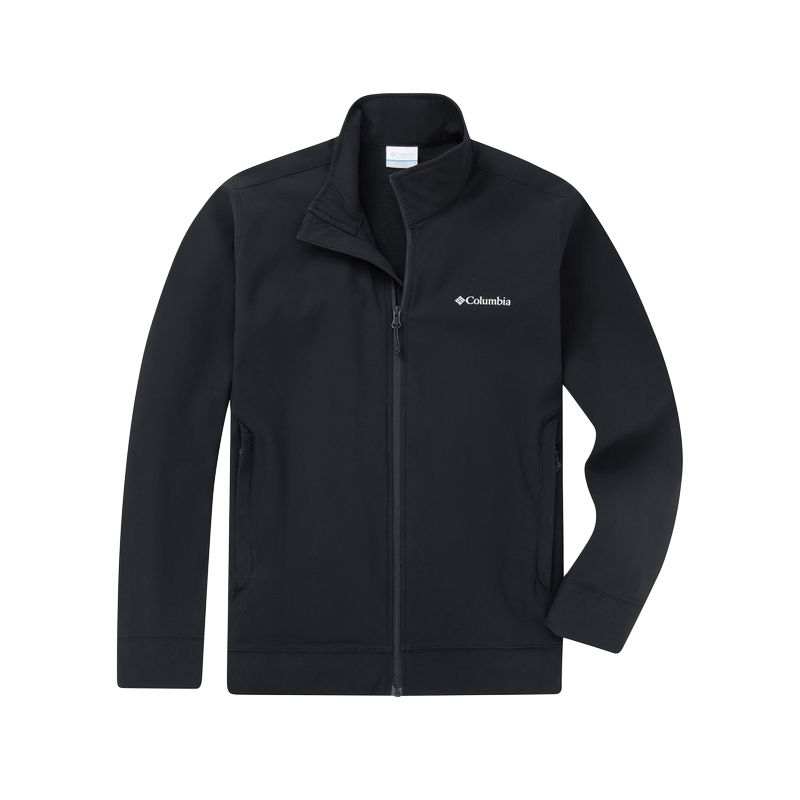 Columbia Jackets Men's Stand Collar Fleece Lined Soft Shell