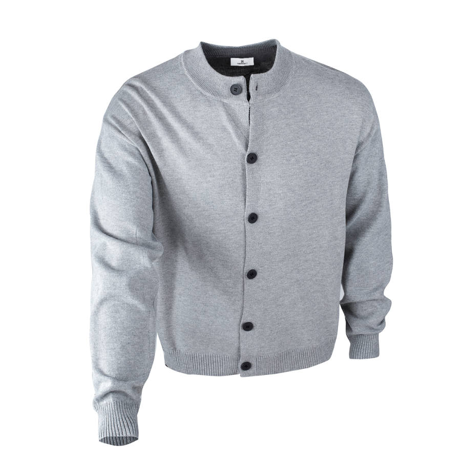 PAL ONGACO Knitwear Unisex Crew Neck Moderate Cardigan