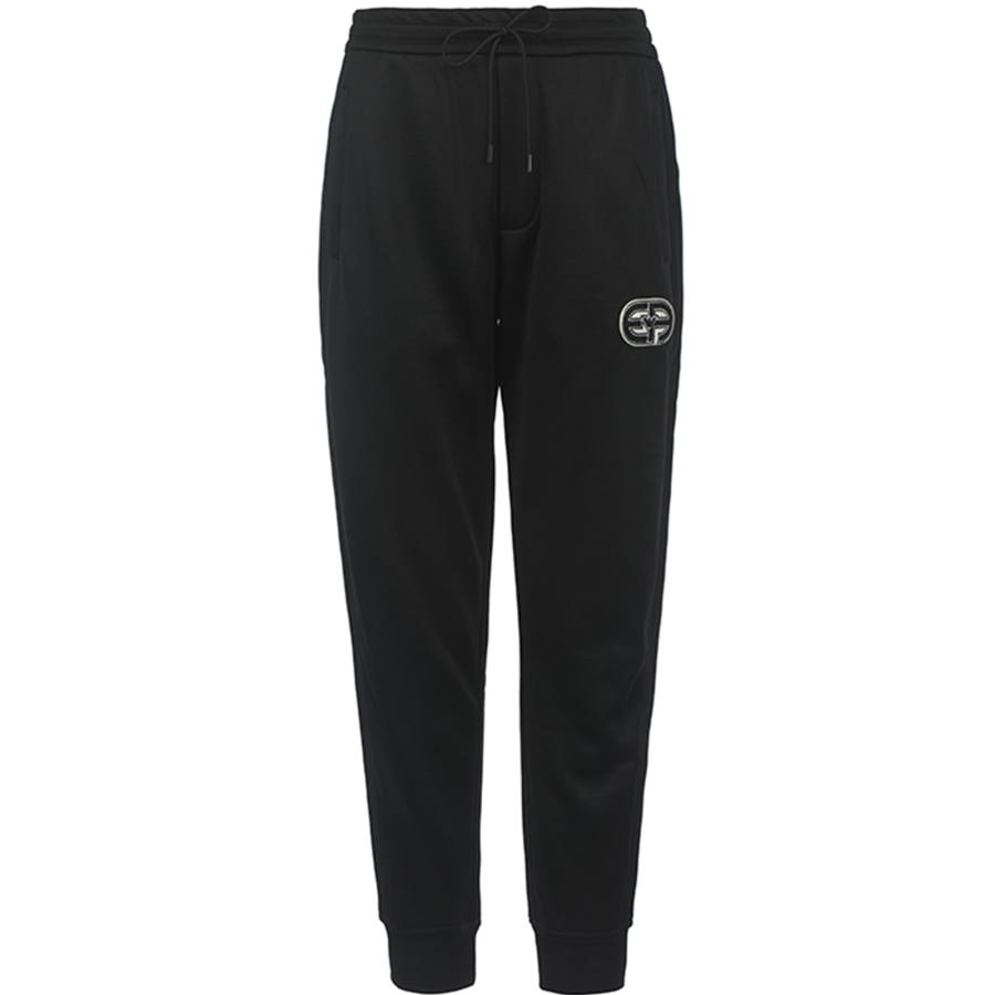 EMPORIO ARMANI SS23 Knitted Sweatpants Men's Black