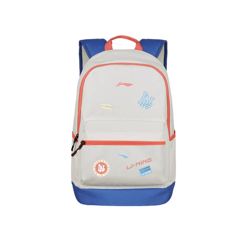 Li-Ning Li Ning Polyester Backpack Regular Unisex White & Blue
