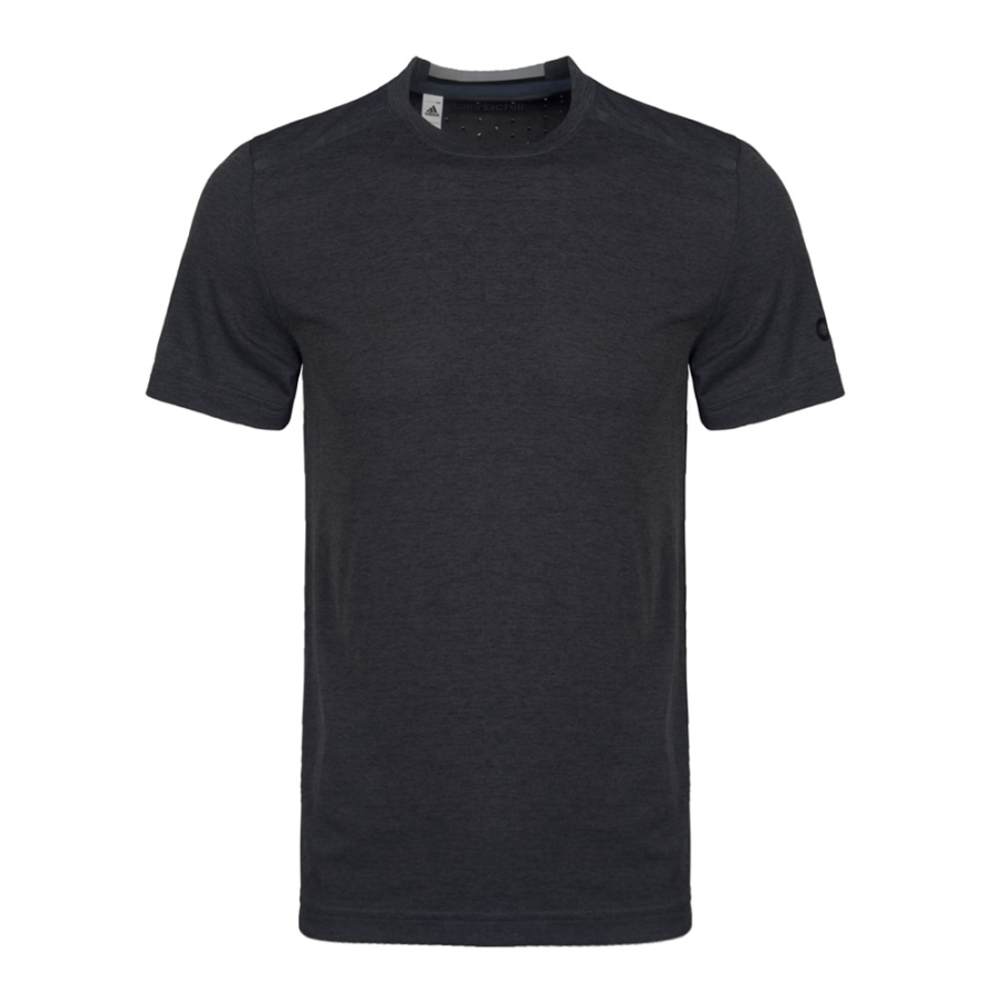 Adidas Adidas T Shirts Men's Black Crew Neck Moderate Straight Fit
