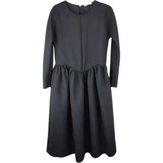 THE ROW Gathered waist Long sleeve Midi Dress
