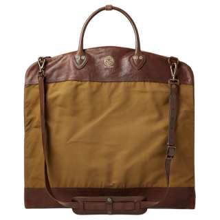 Double RL Cotton Handbag Men's Brown