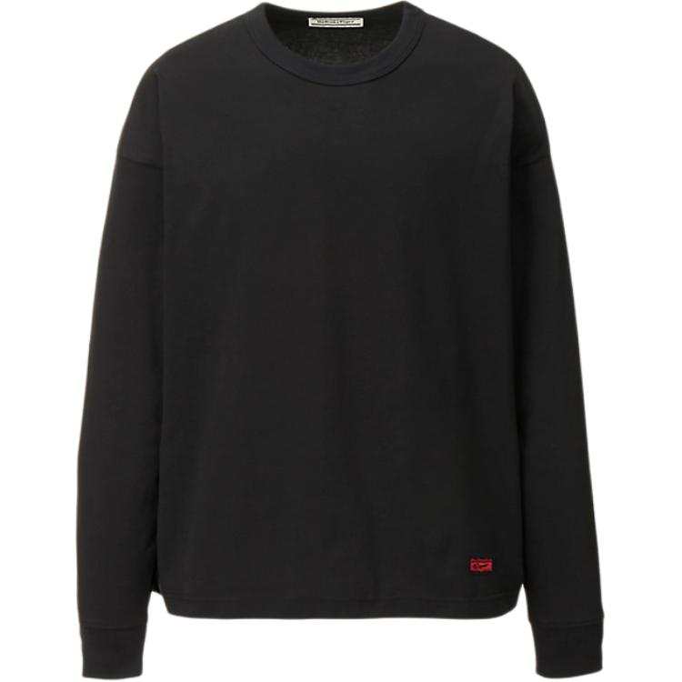 Onitsuka Tiger T Shirts Unisex Black Crew Neck