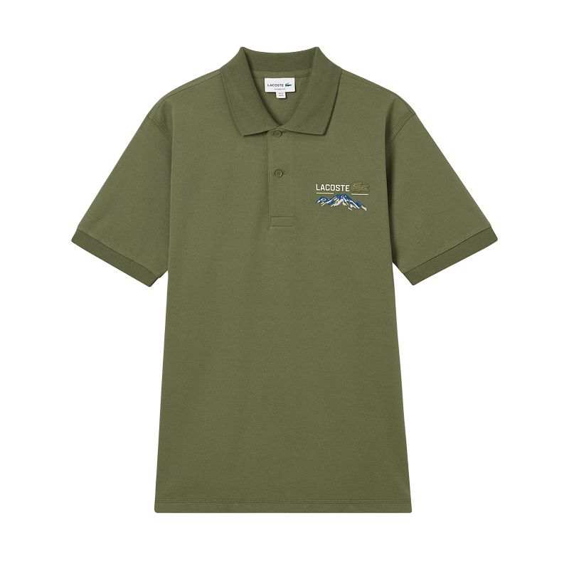 LACOSTE Lacoste logo-embroidered polo shirt