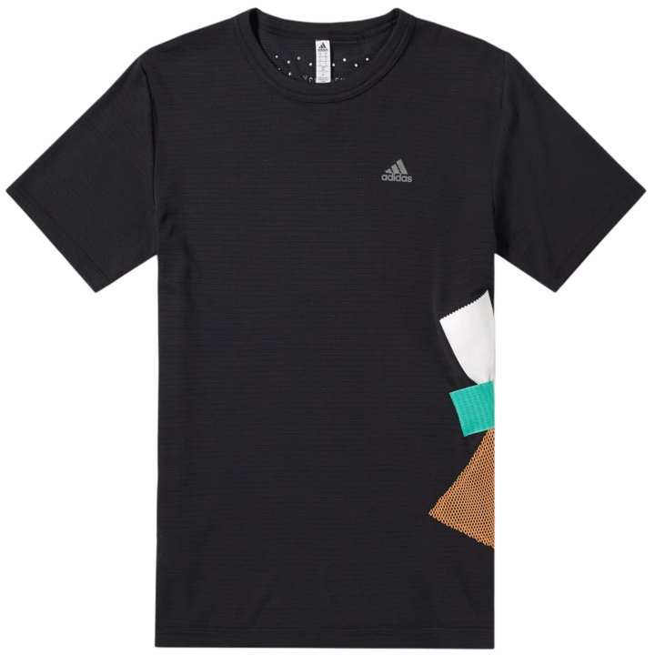 Adidas Adidas T Shirts Men's Black Crew Neck Moderate Straight Fit