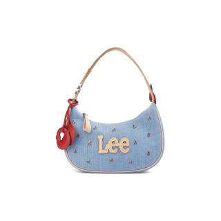 Lee Fabric Shoulder Bag Regular Women's Vintage Light Denim Blue