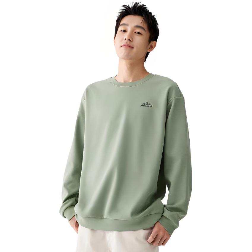 361° Sweatshirts Men's Oil Green Crew Neck Thickened