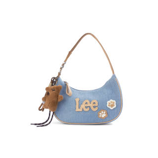 Lee Fabric+Artificial Leather Shoulder Bag Regular Women's Bear Trail