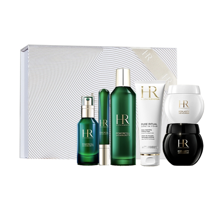 HELENA RUBINSTEIN Green Bottle Black Strap Serums Face Cream New Skin Water Gift Set Skincare Sets