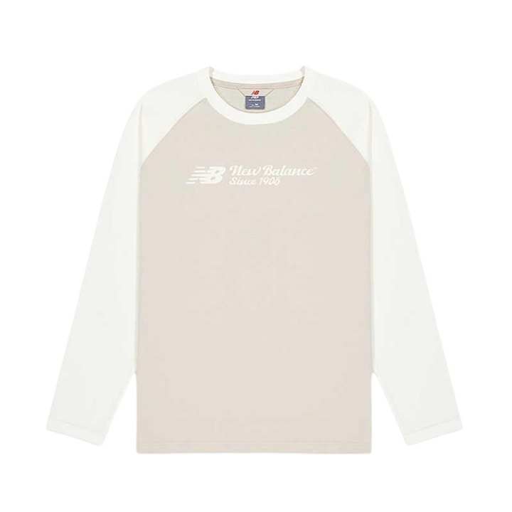 New Balance New Balance T Shirts Men's Khaki Crew Neck Moderate