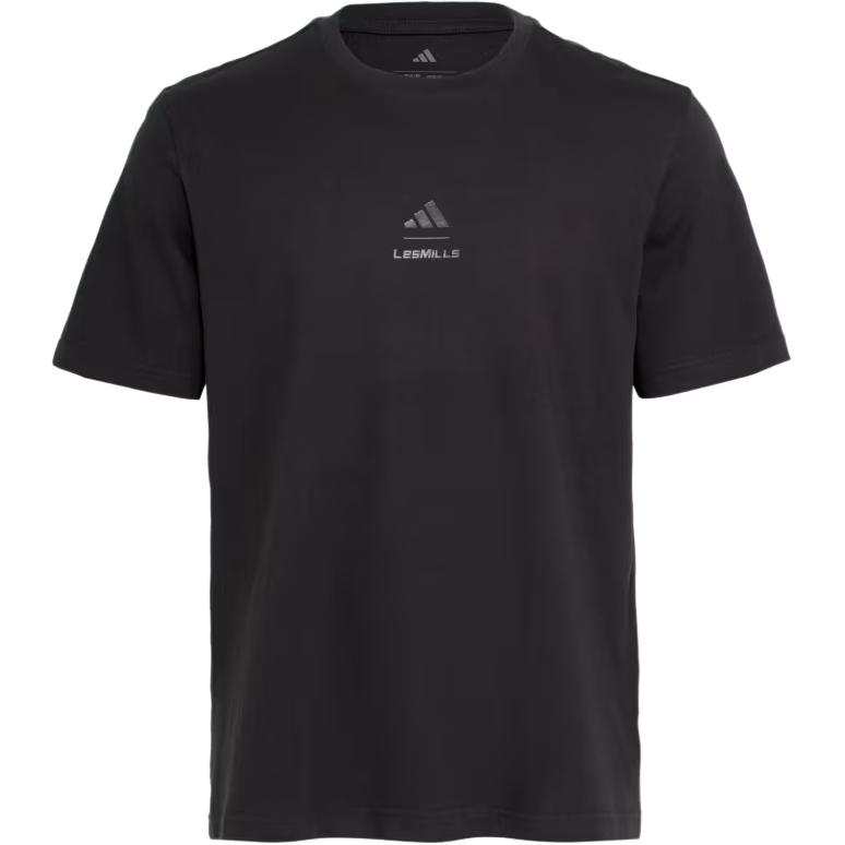 Adidas Adidas X LES MILLS LES MILLS T Shirts Men's Black Crew Neck Moderate