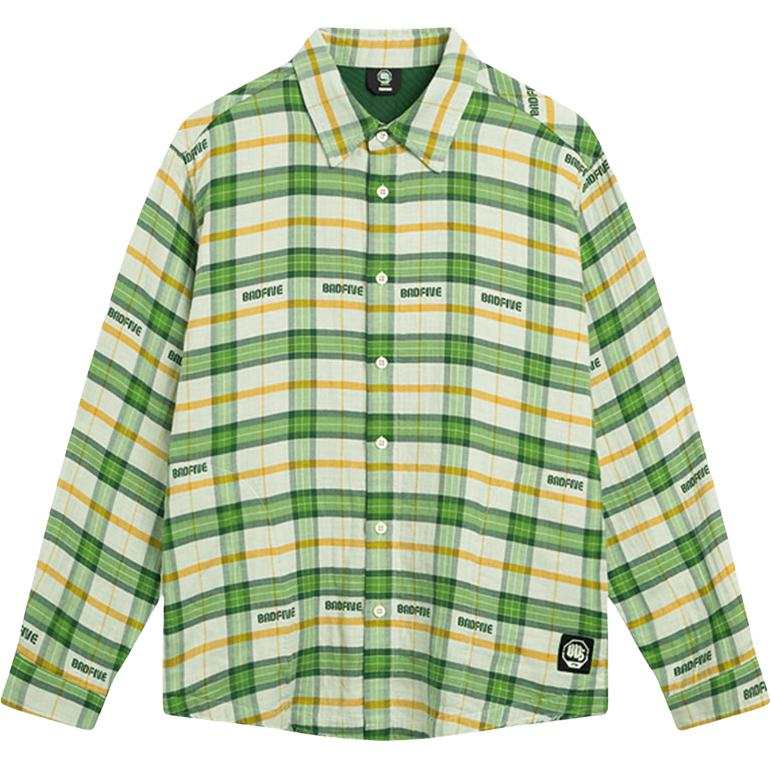 Li-Ning Li Ning Shirts Men's Green Lapel Moderate Shirt