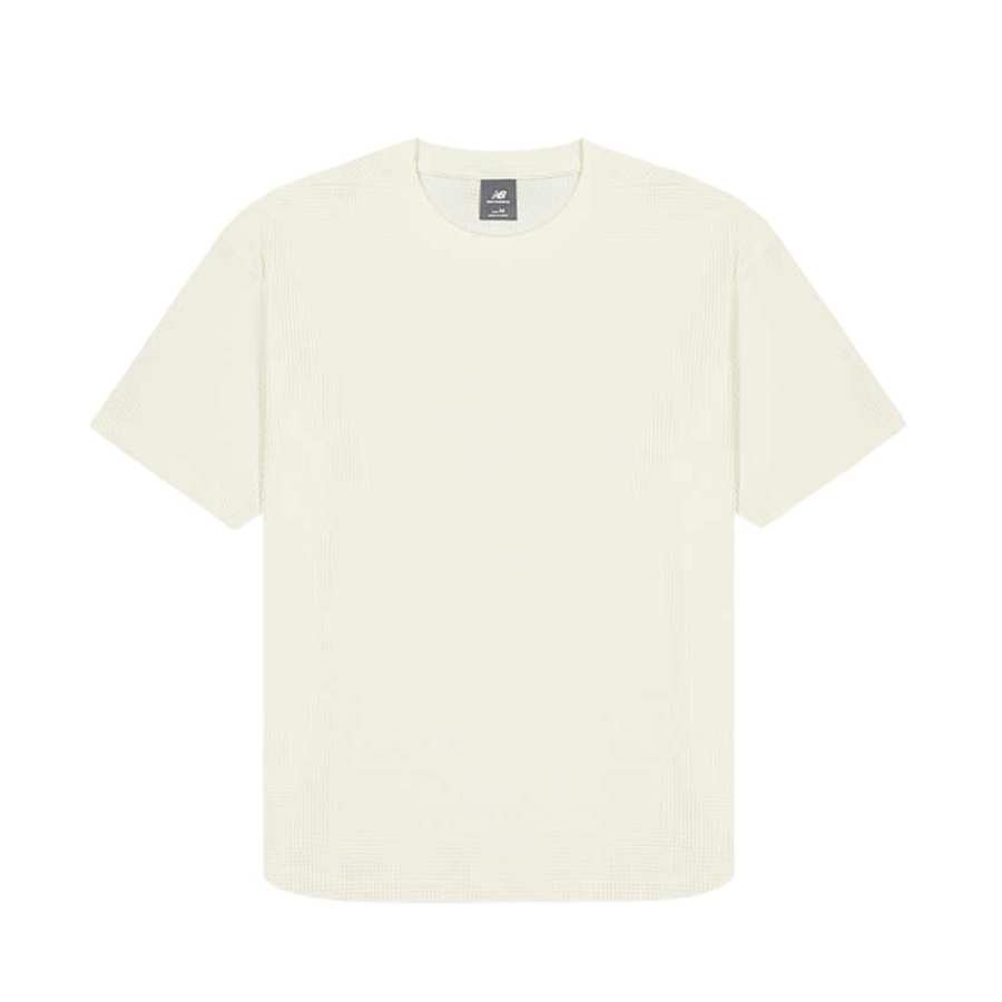 New Balance New Balance T Shirts Men's Ivory White Crew Neck Moderate
